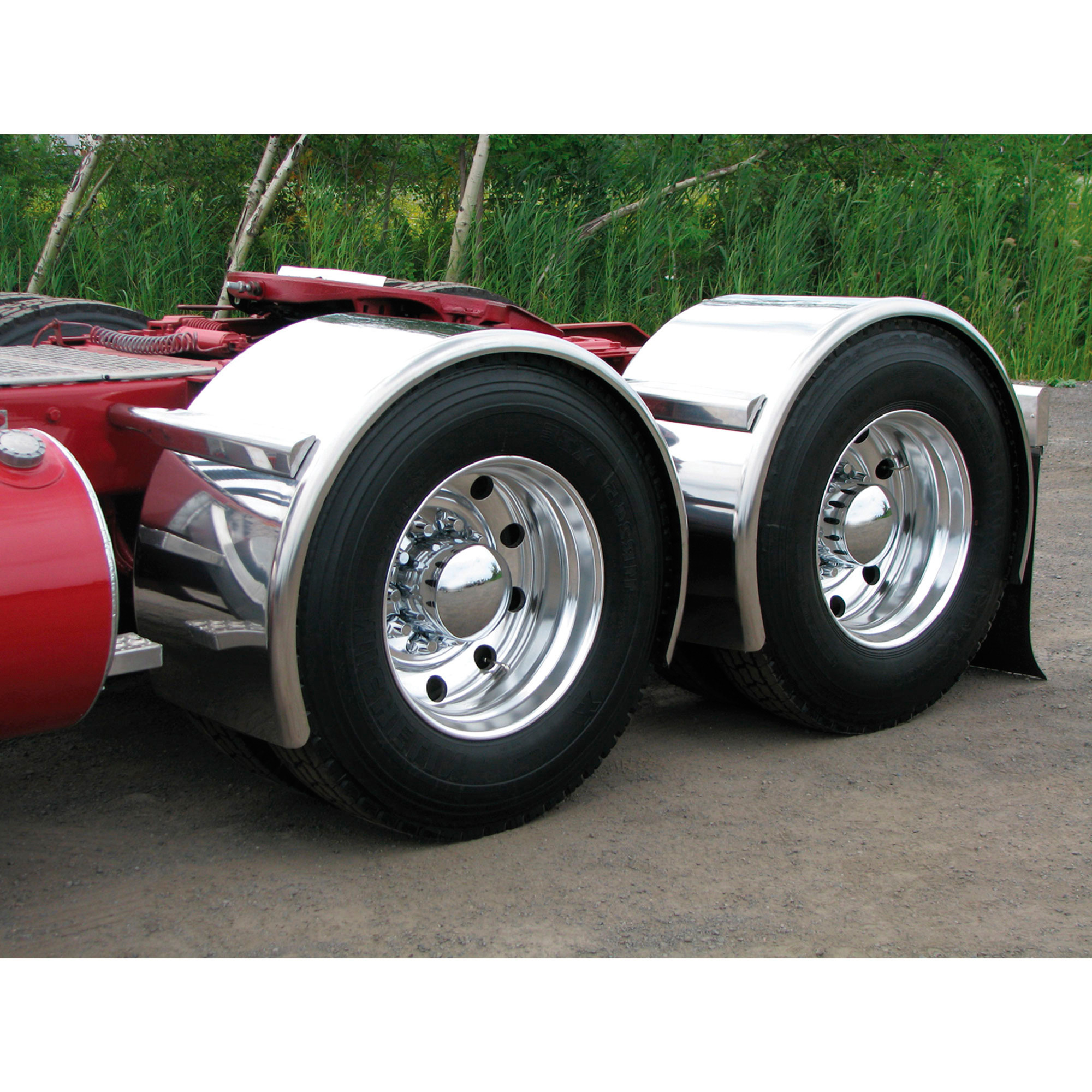 Trux Accessories Rollin' Lo Single Axle Truck Fenders, 1 Pair, 95in.L, Model# TFEN-S10